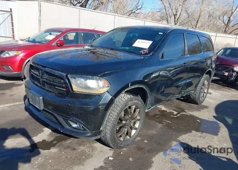 2017 Dodge Durango R/T Awd from USA, damaged, VIN 1C4SDJCTXHC630093